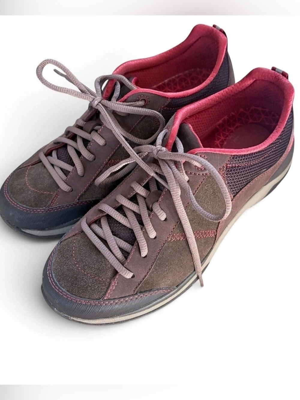 Dansko Pace Walking Sneaker Women's Brown & Pink Sneakers